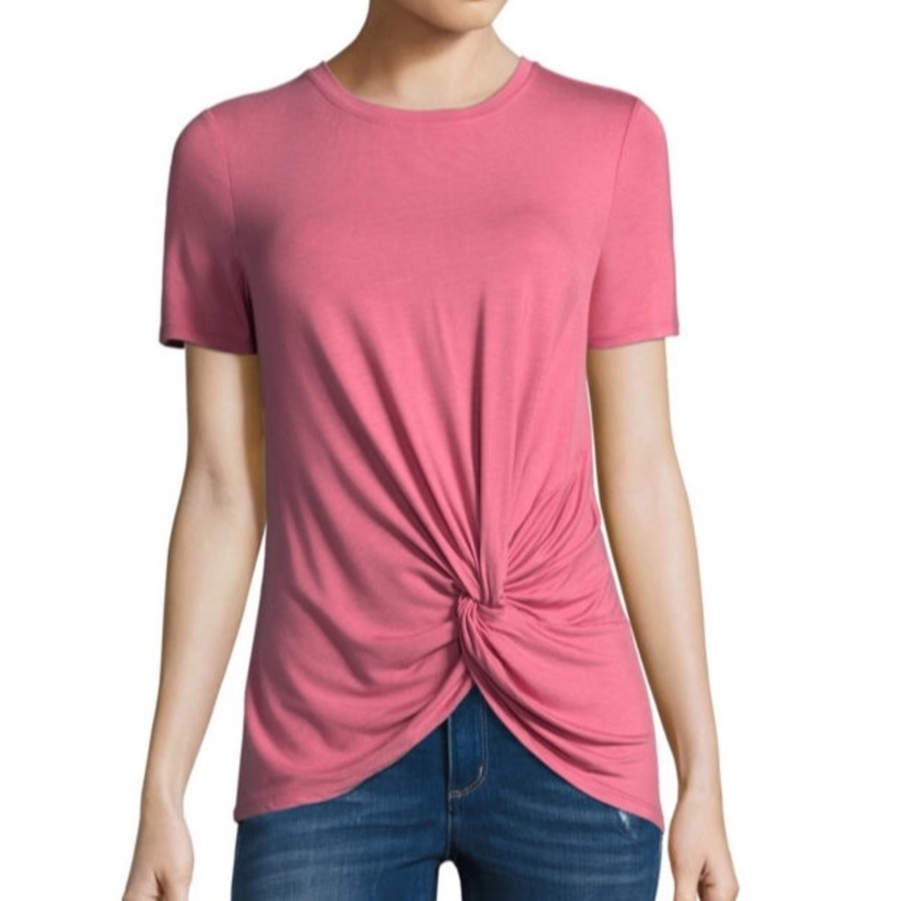 NWT funky and comfy side twist shirt